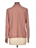 Darjoni 100% Polyester Polka Dots Orange Long Sleeve Blouse Size L - photo 2