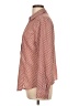 Darjoni 100% Polyester Polka Dots Orange Long Sleeve Blouse Size L - photo 5