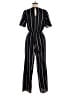 Speechless Stripes Black Jumpsuit Size M - photo 2