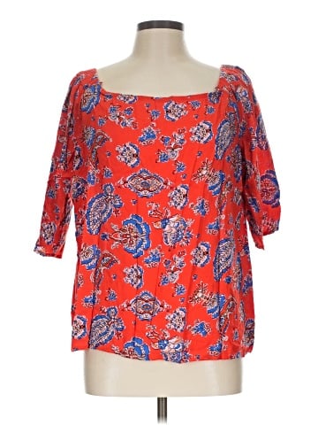 Ava Christine 3/4 Sleeve Blouse (view 1)