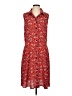 North Style Print Red Casual Dress Size 12 - photo 1