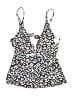 Jessica Simpson Floral Black Swimsuit Top Size S - photo 1