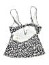 Jessica Simpson Floral Black Swimsuit Top Size S - photo 2
