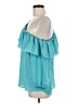 Cooper & Ella 100% Polyester Teal 3/4 Sleeve Blouse Size Med (2) - photo 5