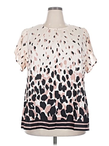 BLOOMCHIC Short Sleeve Blouse (view 1)