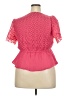 Daytrip 100% Polyester Pink Short Sleeve Blouse Size XXL - photo 2