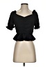 Altar'd State Black Short Sleeve Blouse Size XS - photo 1
