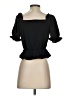 Altar'd State Black Short Sleeve Blouse Size XS - photo 2