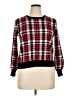 Marled Plaid Red Pullover Sweater Size XL - photo 1