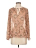 Zara Basic Pink Long Sleeve Blouse Size XS - photo 1