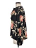 Billabong 100% Rayon Floral Black Long Sleeve Blouse Size M - photo 5