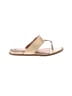 DKNY Gold Flip Flops Size 3 (youth) - photo 1