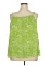 Torrid 100% Polyester Green Sleeveless Blouse Size 2X Plus (2) - photo 2