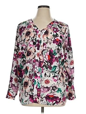 Jaclyn Smith 3/4 Sleeve Blouse (view 1)