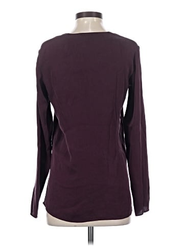 BOSS by HUGO BOSS Long Sleeve Silk Top (view 2)