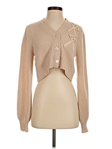 LoveShackFancy Cashmere Cardigan (view 1)
