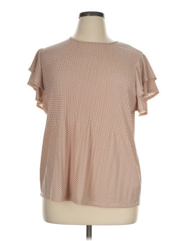 Adrianna Papell Short Sleeve Blouse (view 1)