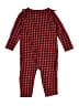 Old Navy Plaid Red Long Sleeve Onesie Size 12-18 mo - photo 2