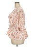 Daytrip Ivory Orange Short Sleeve Blouse Size XXL - photo 5