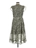 Cato 100% Polyester Paisley Gray Cocktail Dress Size M - photo 2
