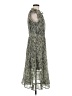 Cato 100% Polyester Paisley Gray Cocktail Dress Size M - photo 4