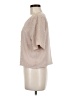 Piace 100% Polyester Tan Short Sleeve Blouse Size M - photo 5