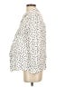 Seraphine 100% Viscose Polka Dots Ivory Long Sleeve Blouse Size 4 Maternity - photo 5