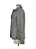 Silk Land 100% Acetate Houndstooth Gray Jacket Size M - photo 5