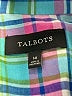 Talbots Plaid Blue Blazer Size 14 - photo 6