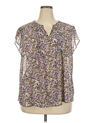 Monday Fun Short Sleeve Blouse (view 1)