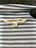 cavalini 100% Polyester Stripes Blue Long Sleeve Blouse Size XL - photo 7