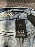 Mossimo 100% Cotton Tie-dye Blue Denim Shorts Size 4 - photo 3