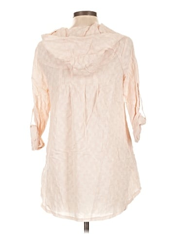 Love Stitch 3/4 Sleeve Button-Down Shirt (view 2)
