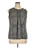 Croft & Barrow Silver Sleeveless Blouse Size XL - photo 1