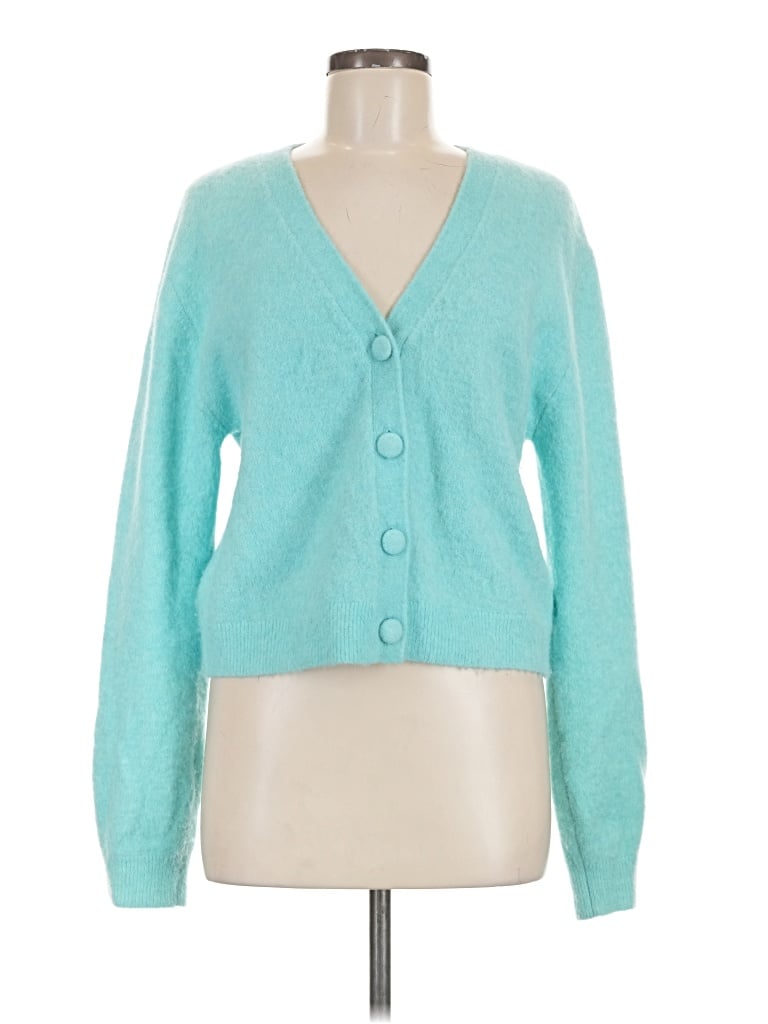 Pre-owned Paris Atelier & Other Stories Cardigan Sweater In Teal