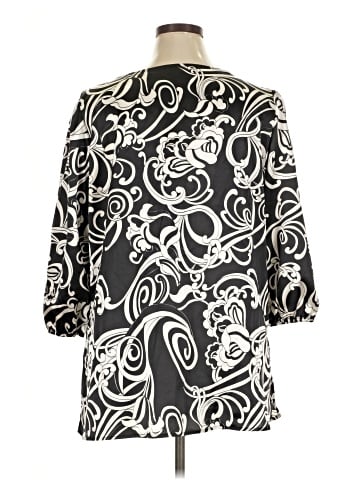 Notations 3/4 Sleeve Blouse (view 2)