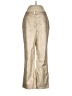 Halogen 100% Polyester Metallic Gold Khakis Size 8 - photo 1