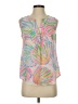 Lilly Pulitzer Graphic Pink Sleeveless Blouse Size S - photo 1
