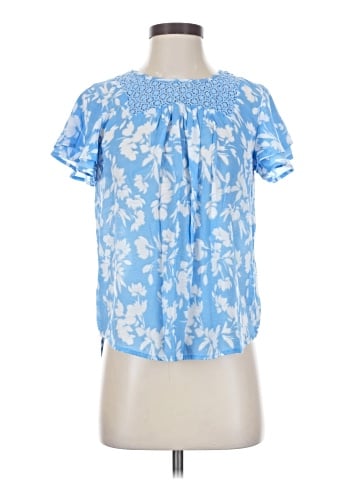 Liz Claiborne Short Sleeve Blouse (view 1)