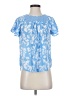 Liz Claiborne Blue Short Sleeve Blouse Size S (petite) - photo 1