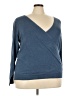 BLOOMCHIC 100% Polyester Blue Pullover Sweater Size 22 - photo 1