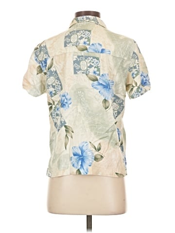 Caribbean Joe Short Sleeve Blouse (view 2)