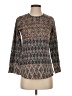 David Cline Print Brown Pullover Sweater Size S - photo 1
