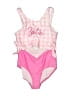 Barbie Plaid Pink One Piece Swimsuit Size 3 - photo 1