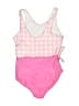 Barbie Plaid Pink One Piece Swimsuit Size 3 - photo 2