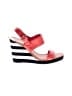 Kate Spade New York Stripes Red Wedges Size 9 - photo 1