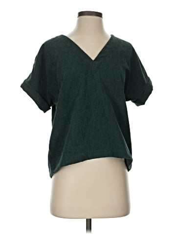 Madewell Corduroy V-Neck Top (view 1)