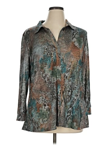 Boho Chic 3/4 Sleeve Blouse (view 1)