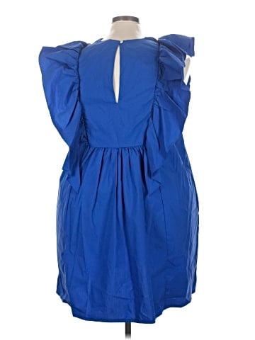 Blue Tassel Cocktail Dress (view 2)