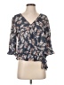 Sienna Sky 100% Polyester Blue 3/4 Sleeve Blouse Size S (estimated) - photo 1